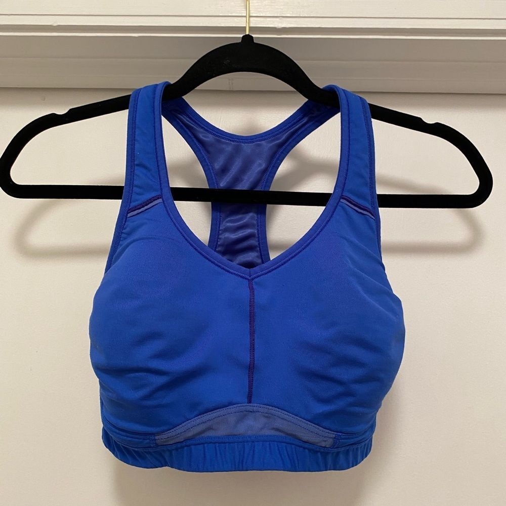 Athleta Hullabaloo High Impact Support Sports Bra women size 34D Yoga running